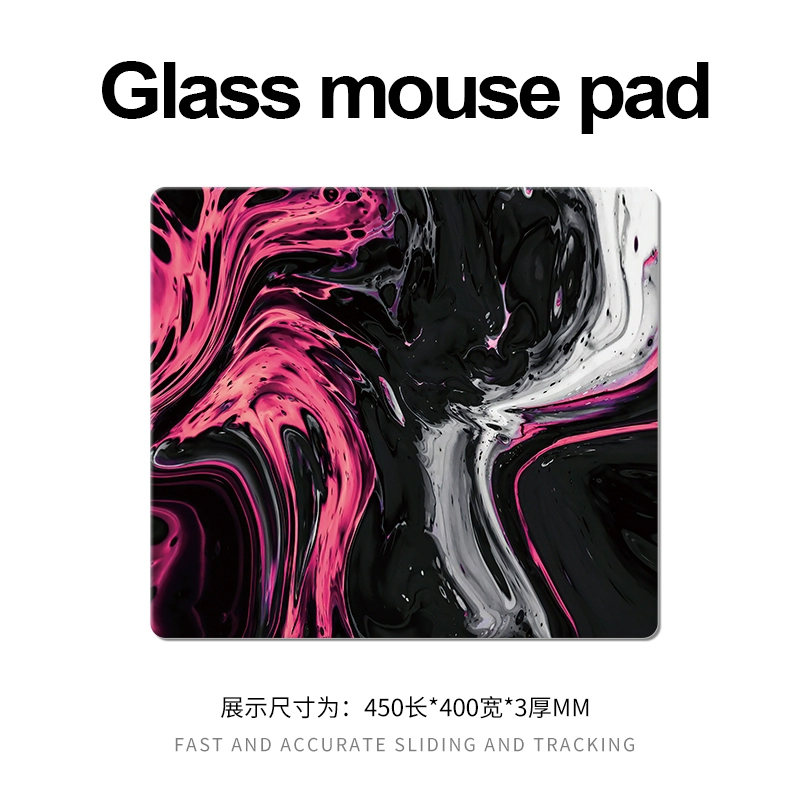 Artistic Line Art Glass Mouse  - Fps Gaming Mouse avaliação e preço