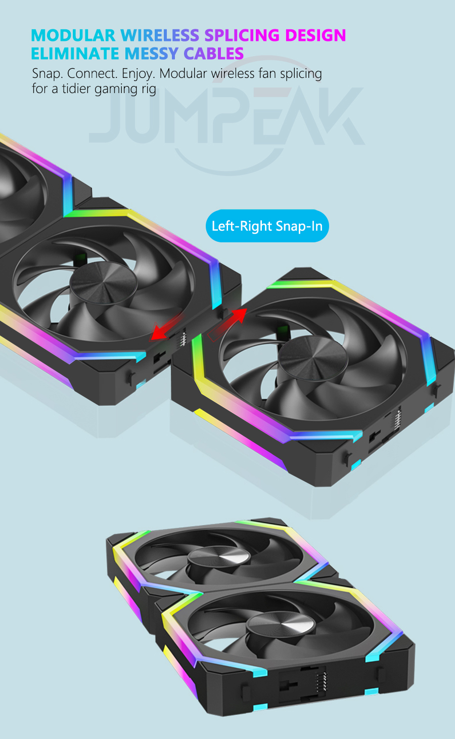 JUMPEAK CS120 ARGB Cooling Fan - Pc Gaming Ff avaliação e preço