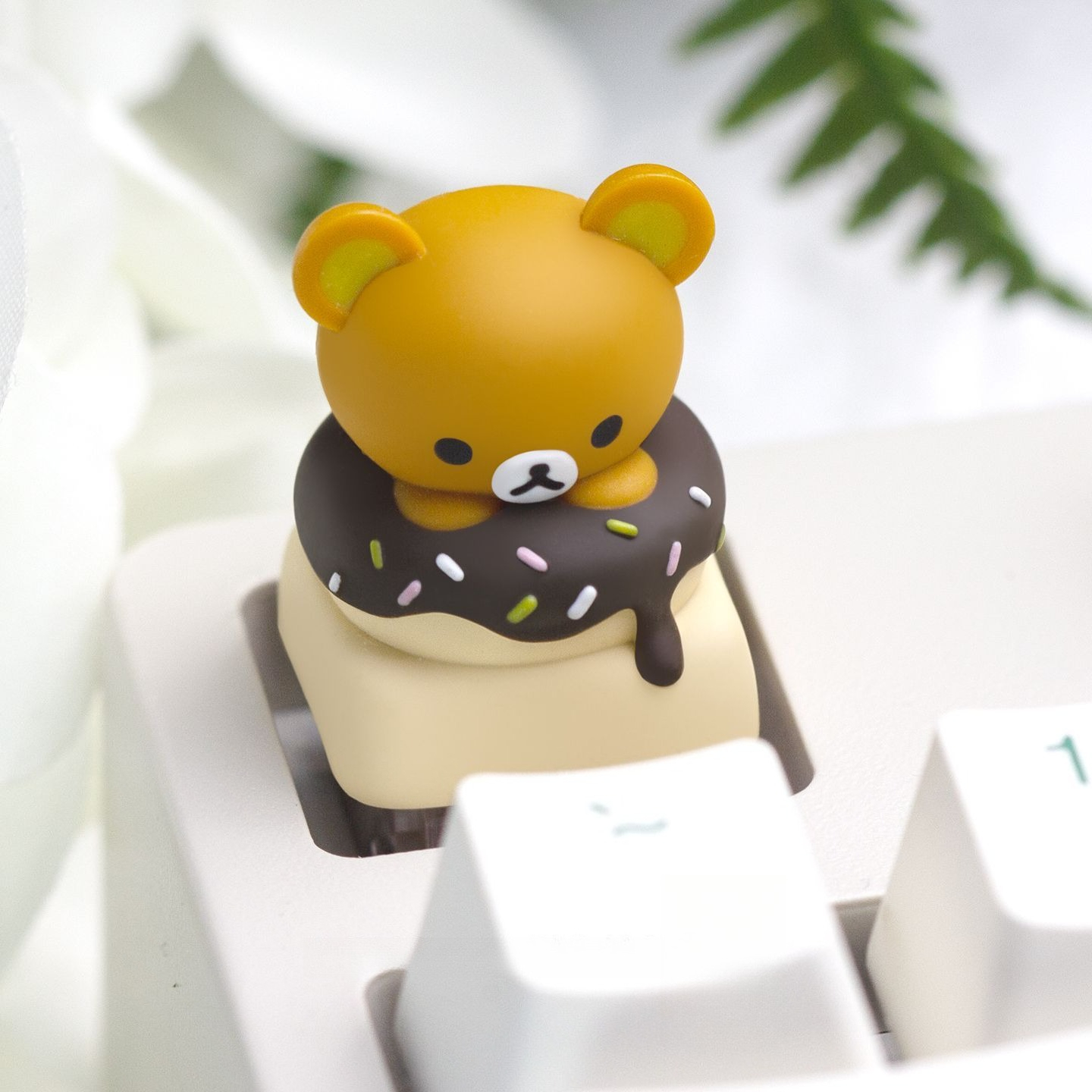 Kwaii Rilakkuma Keycaps Resin  - Custom Keycaps avaliação e preço
