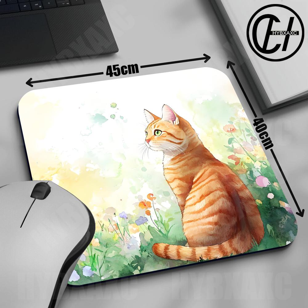 45x40CM Cute Orange Cat Creati - Pc Gaming Orange avaliação e preço