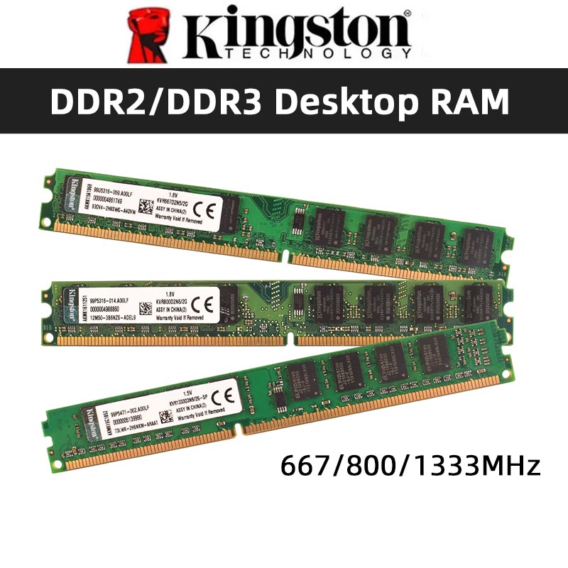 Kingston Memoria RAM DDR2 2GB  - Pc Gaming Gtx 1660 avaliação e preço