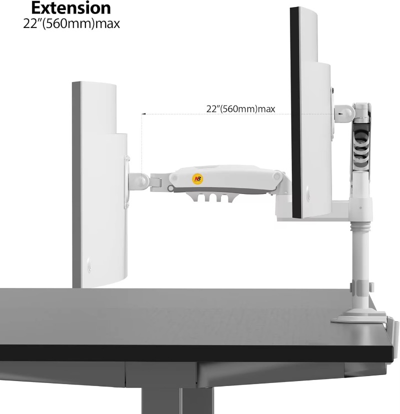 Dual Monitor Desk Mount Stand  - Monitor Stand avaliação e preço