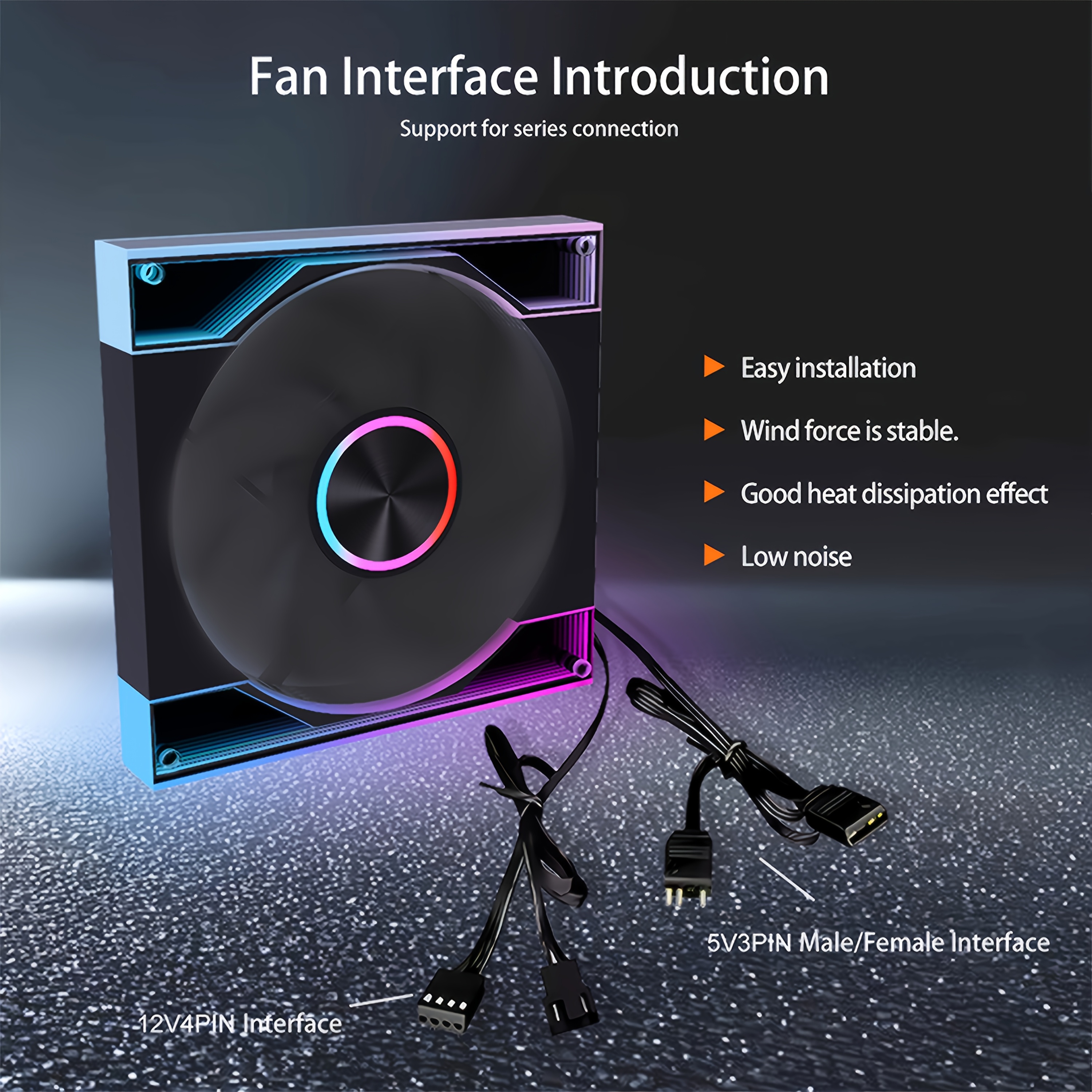 7-Piece Set (6 Fans+1 Hub) Pri - Pc Gaming Ff avaliação e preço