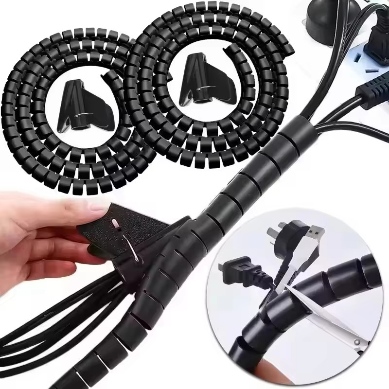 Cable Tube Sleeve Flexible Cor - Cable Management Sleeve avaliação e preço
