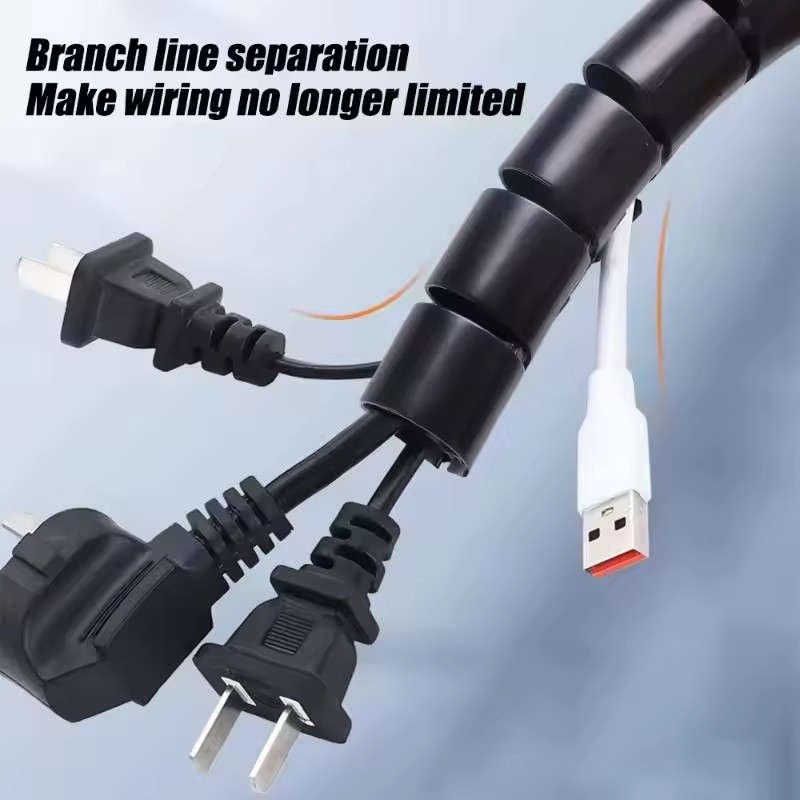 Cable Tube Sleeve Flexible Cor - Cable Management Sleeve avaliação e preço