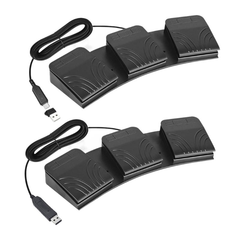 3 USB Foot Pedal Programmable  - Usb Foot Pedal Gaming avaliação e preço