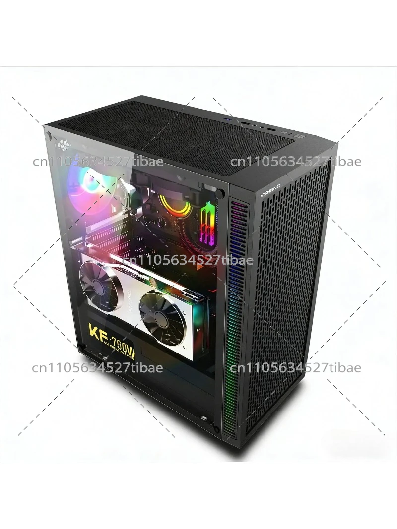 Black E-ATX Computer Case with - Pc Gaming Cpu avaliação e preço